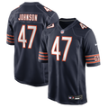 Men's Chicago Bears Buddy Johnson Navy Team Game Jersey