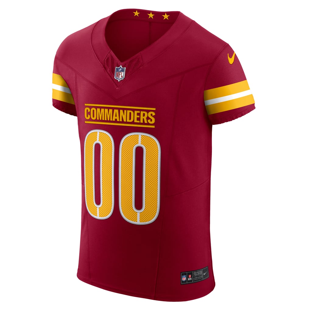 Men's Washington Commanders Burgundy Team Vapor F.U.S.E. Elite Custom Jersey