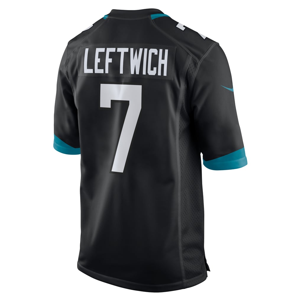 Men's Jacksonville Jaguars Byron Leftwich Black Retired Player Alternate Game Jersey