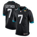 Men's Jacksonville Jaguars Byron Leftwich Black Retired Player Alternate Game Jersey