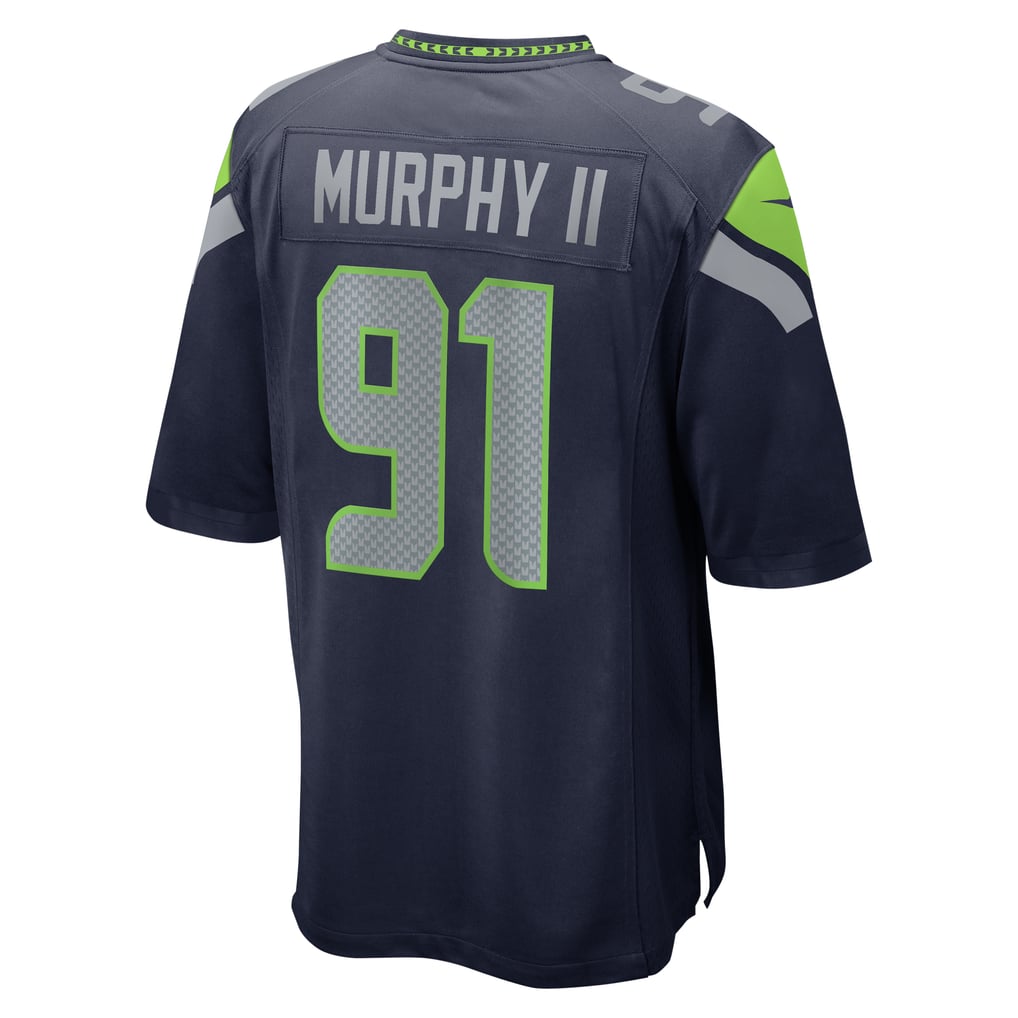 Men's Seattle Seahawks Byron Murphy II College Navy Player Game Jersey