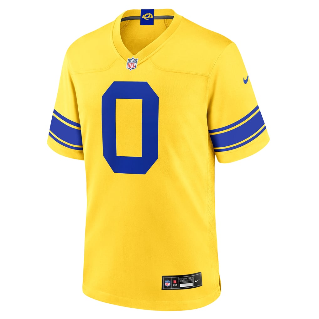 Men's Los Angeles Rams Byron Young Gold Alternate Classic Sol Game Jersey