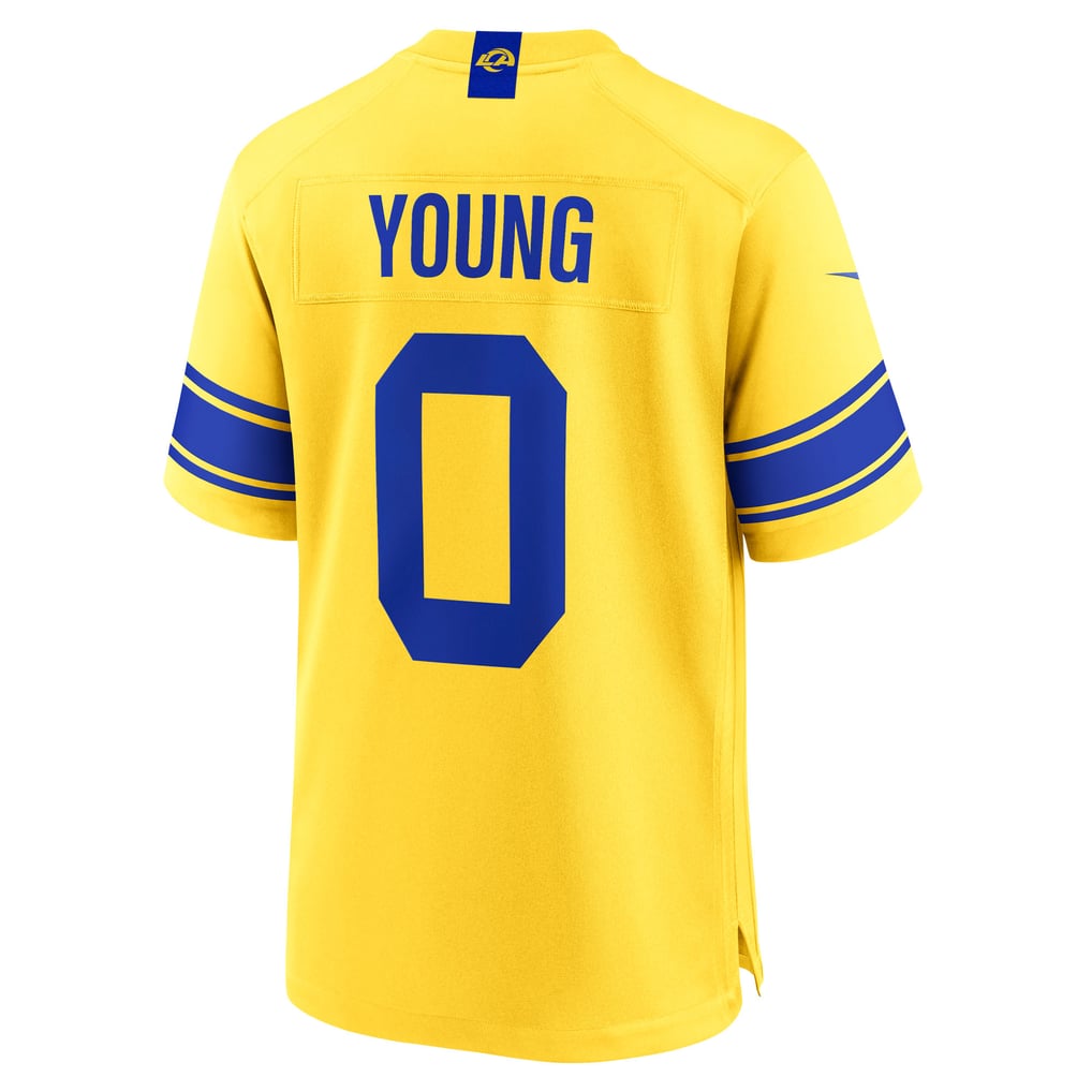 Men's Los Angeles Rams Byron Young Gold Alternate Classic Sol Game Jersey