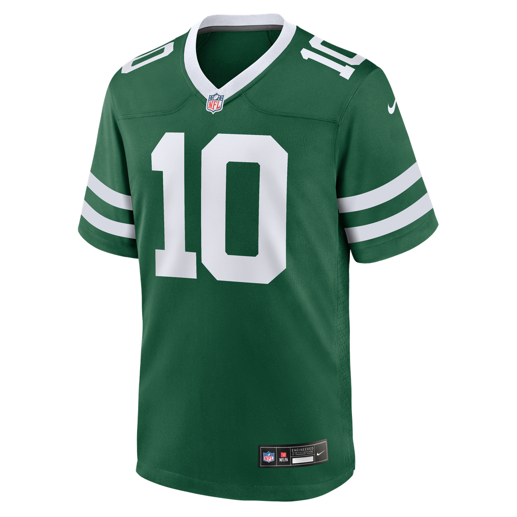 Men's New York Jets Cade Klubnik Legacy Green Team Game Jersey