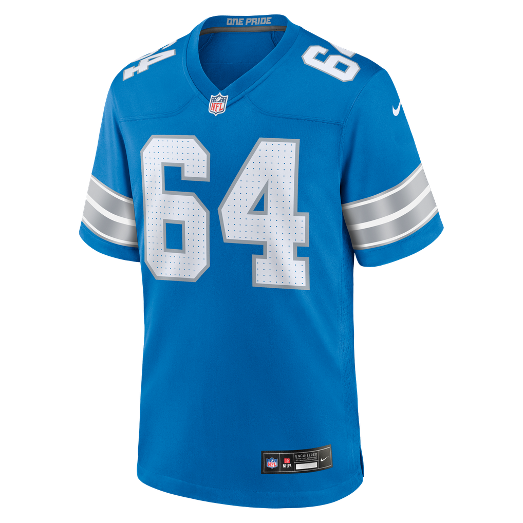 Men's Detroit Lions Cade Mays Blue Team Game Jersey