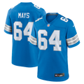 Men's Detroit Lions Cade Mays Blue Team Game Jersey