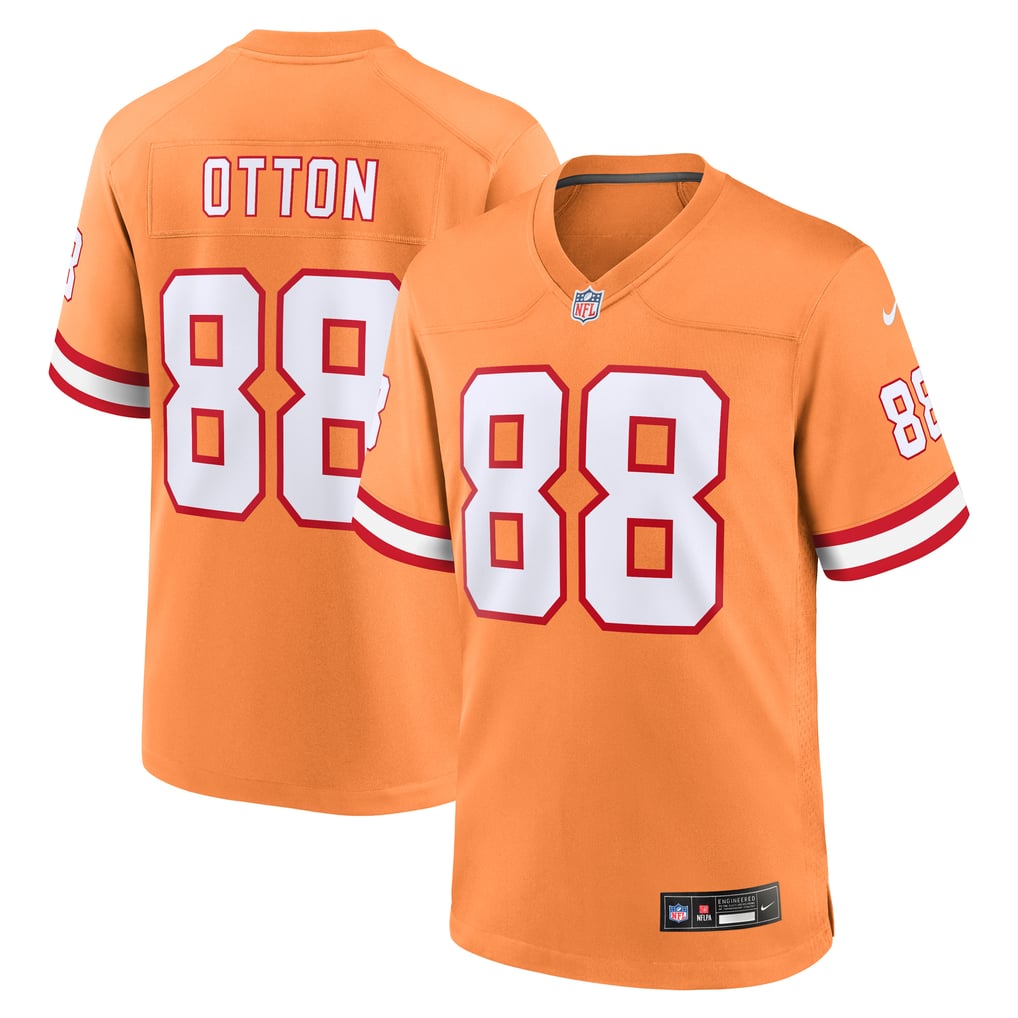 Men's Tampa Bay Buccaneers Cade Otton Orange Alternate Game Jersey