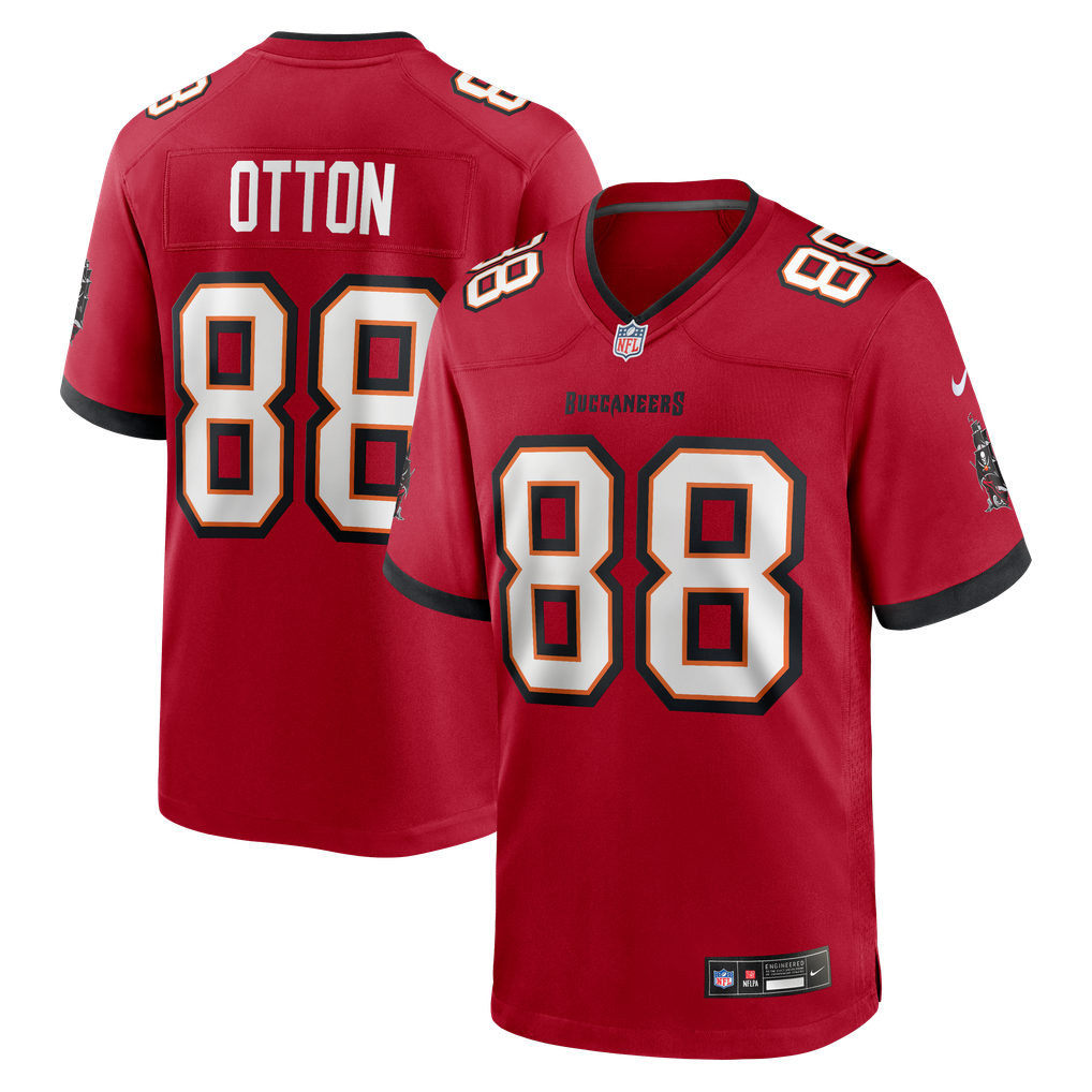 Men's Tampa Bay Buccaneers Cade Otton Red Game Player Jersey