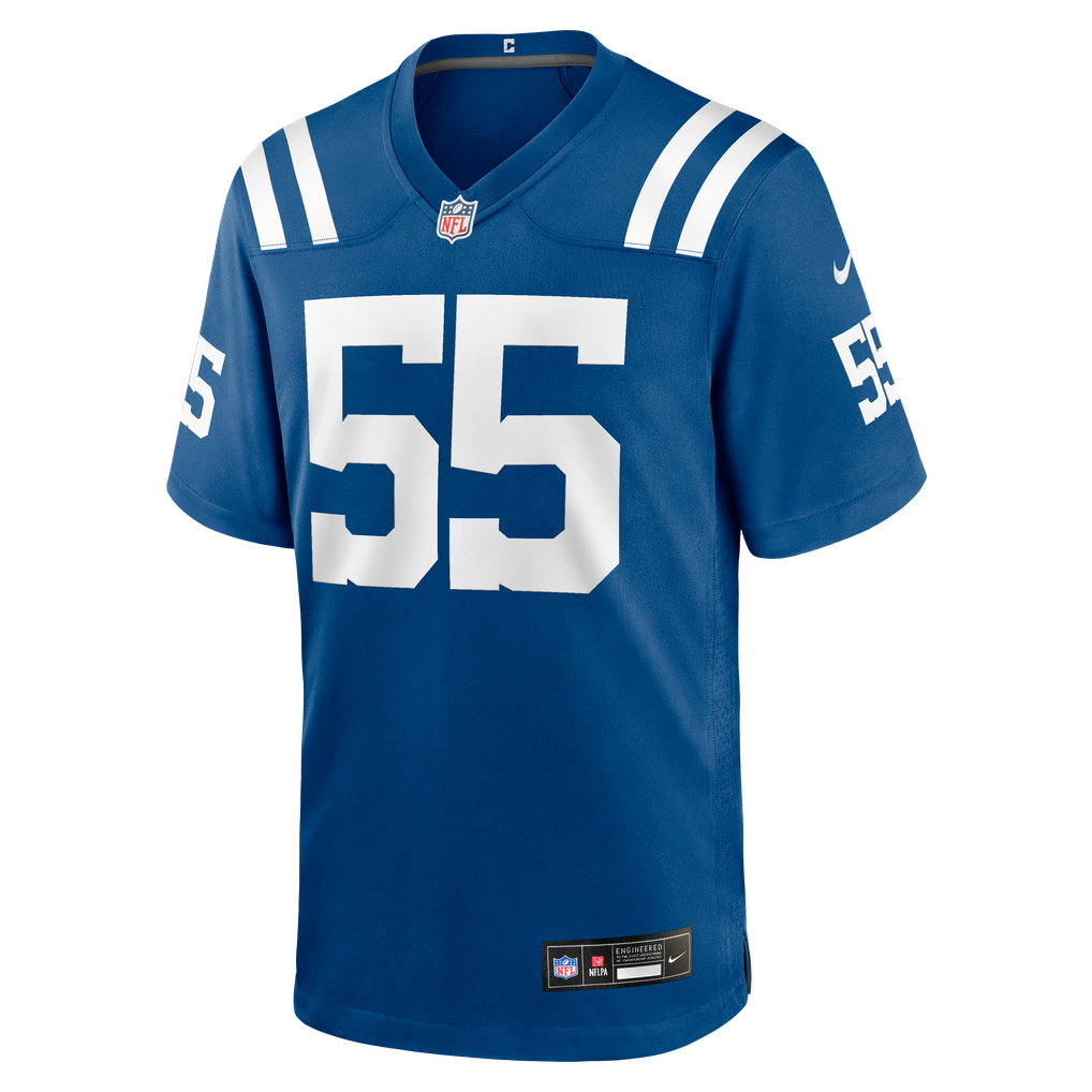 Men's Indianapolis Colts Caden Curry Royal Team Game Jersey