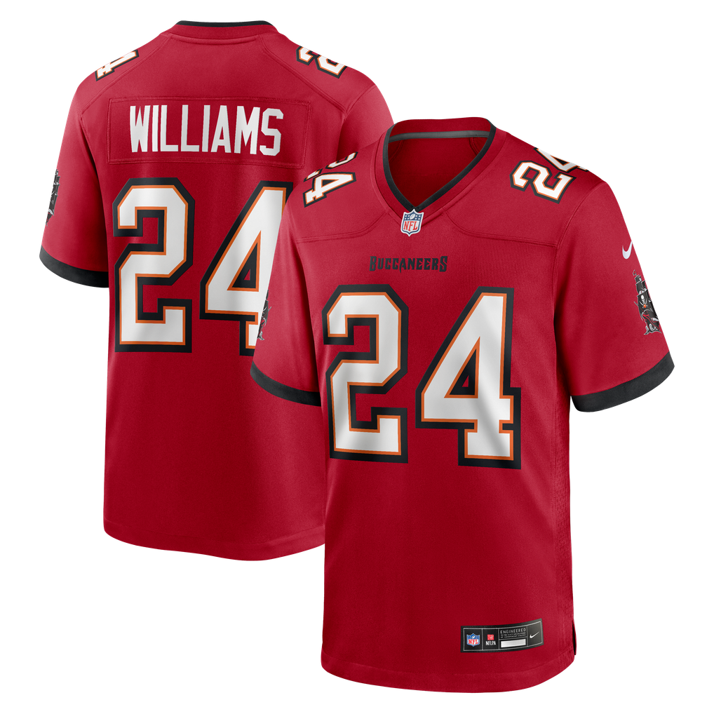 Men's Tampa Bay Buccaneers Cadillac Williams Red Game Retired Player Jersey