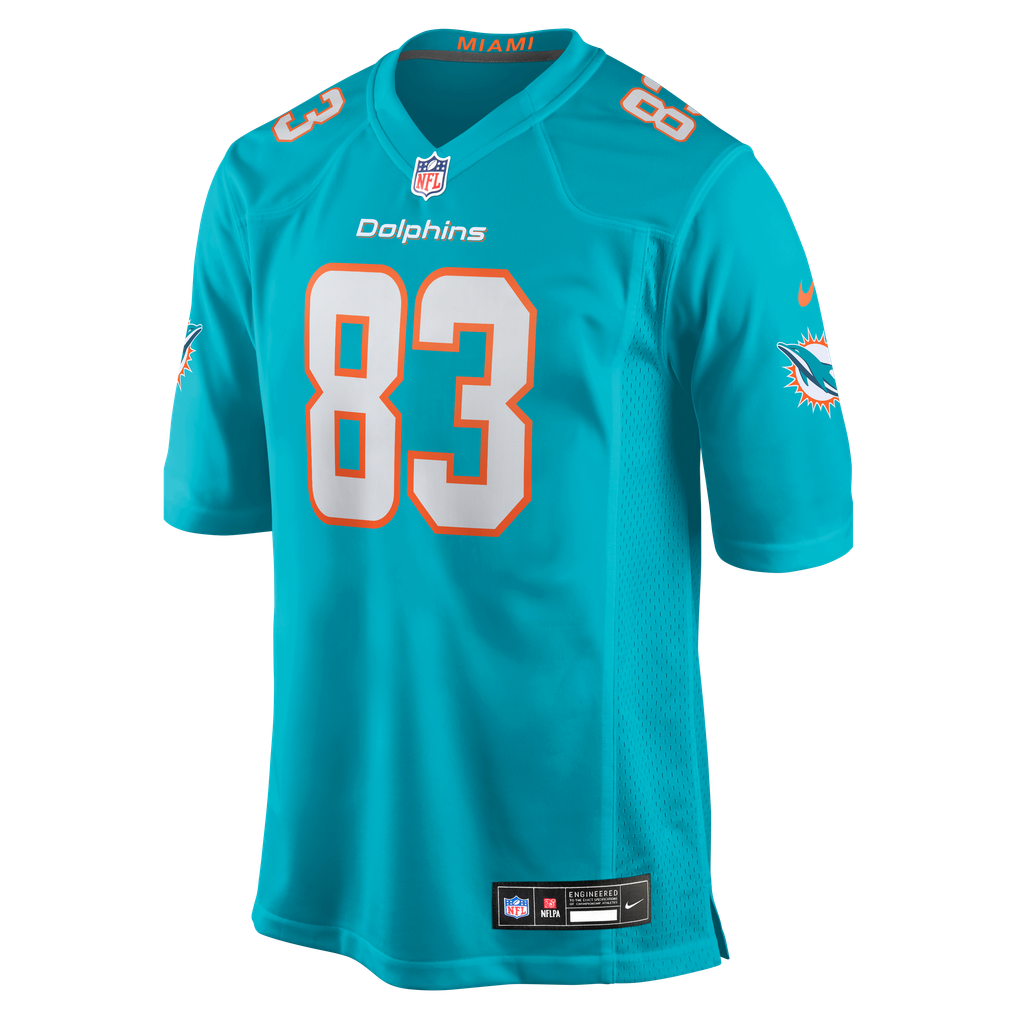Men's Miami Dolphins Caleb Murphy Aqua Team Game Jersey