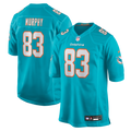 Men's Miami Dolphins Caleb Murphy Aqua Team Game Jersey
