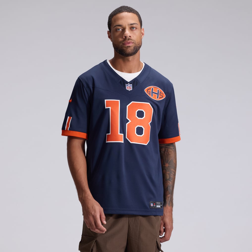 Men's Chicago Bears Caleb Williams Navy 2026 Rivalries Collection Stitched Limited Jersey