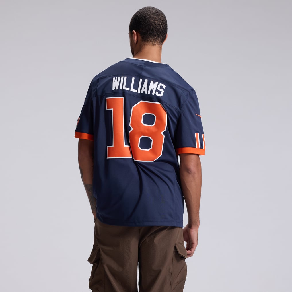 Men's Chicago Bears Caleb Williams Navy 2026 Rivalries Collection Stitched Limited Jersey