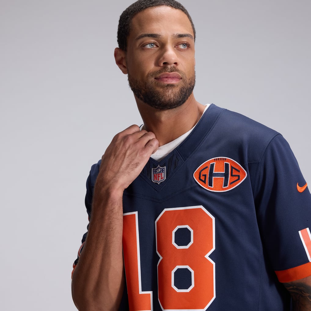 Men's Chicago Bears Caleb Williams Navy 2026 Rivalries Collection Stitched Limited Jersey