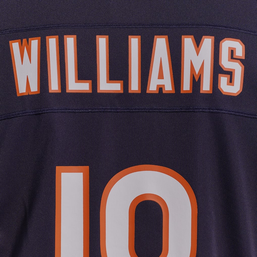 Men's Chicago Bears Caleb Williams Navy Player Game Jersey