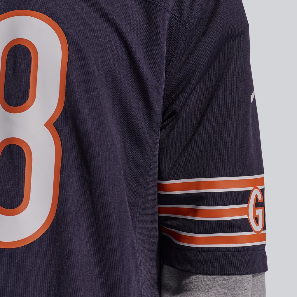 Men's Chicago Bears Caleb Williams Navy Player Game Jersey
