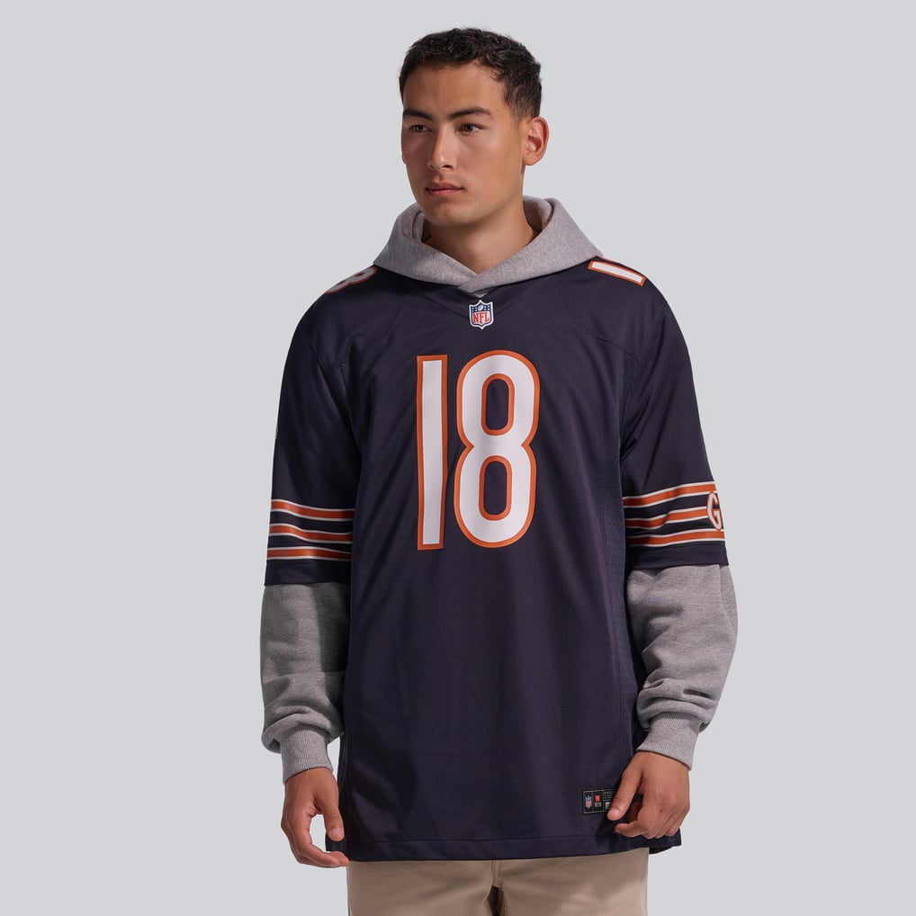 Men's Chicago Bears Caleb Williams Navy Player Game Jersey