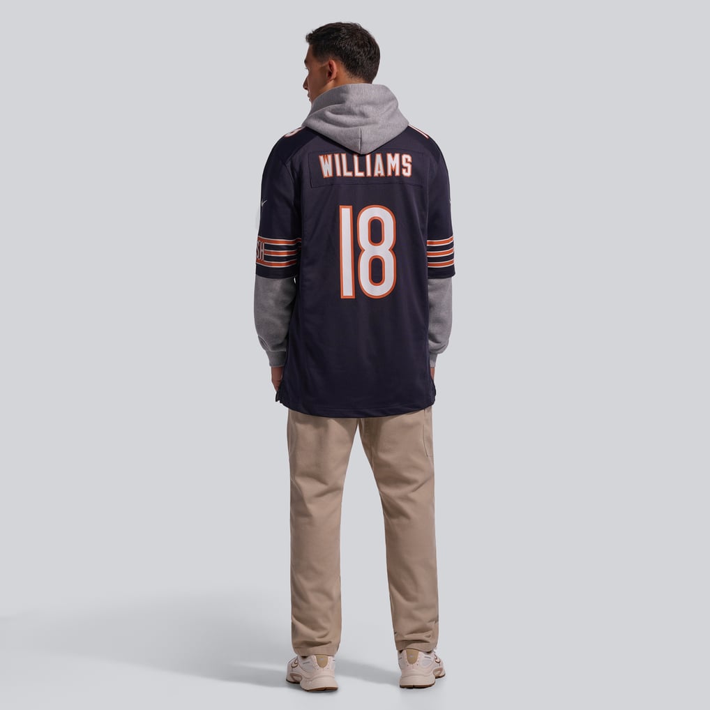 Men's Chicago Bears Caleb Williams Navy Player Game Jersey