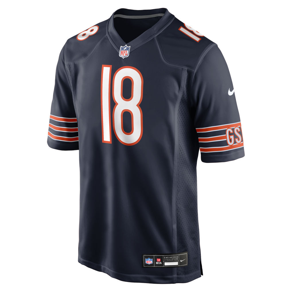 Men's Chicago Bears Caleb Williams Navy Player Game Jersey