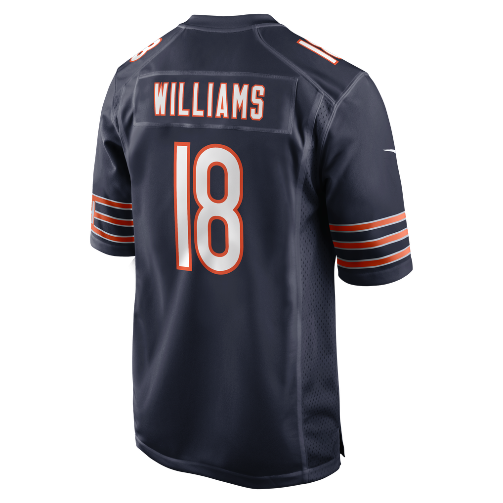 Men's Chicago Bears Caleb Williams Navy Player Game Jersey