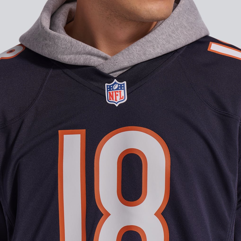 Men's Chicago Bears Caleb Williams Navy Player Game Jersey