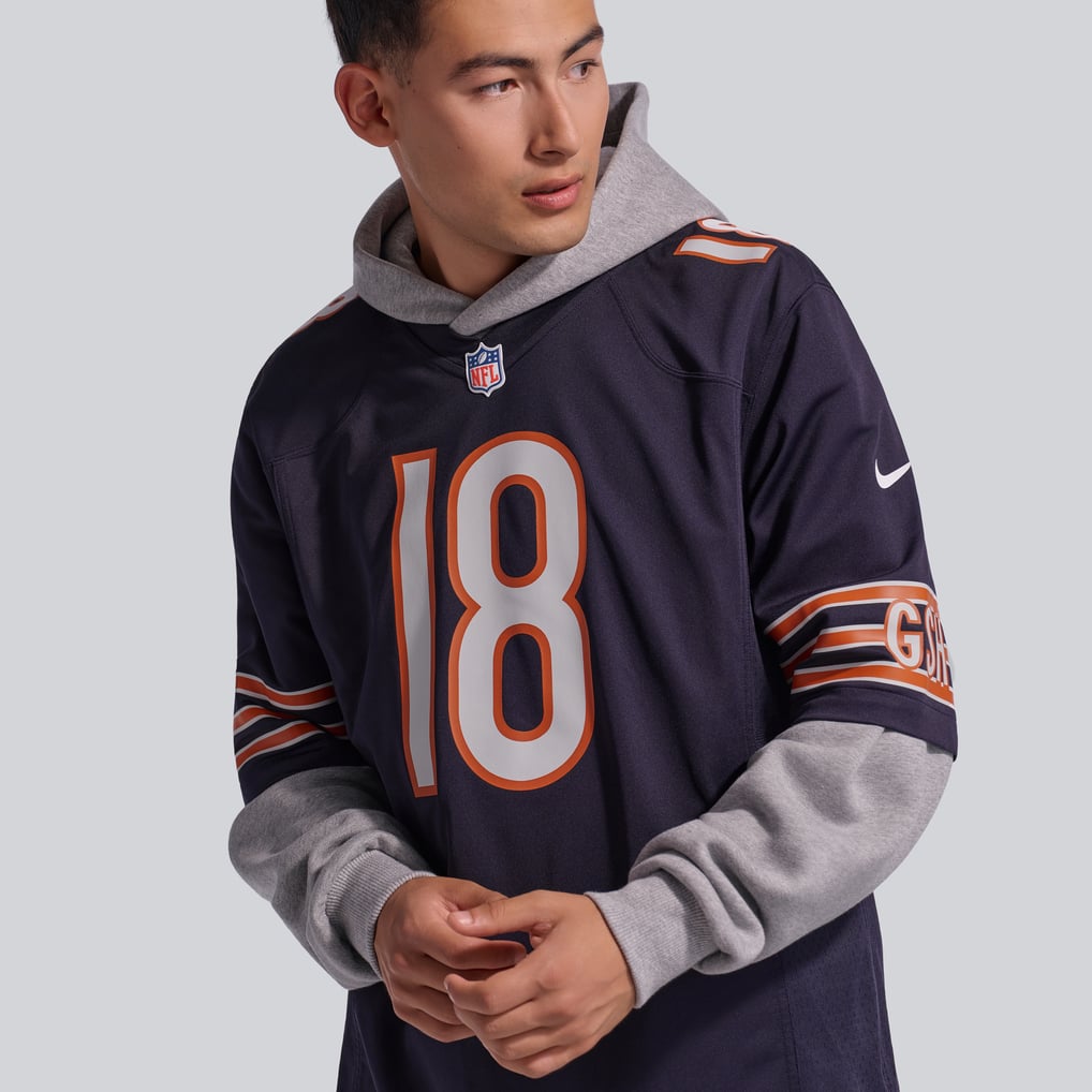 Men's Chicago Bears Caleb Williams Navy Player Game Jersey