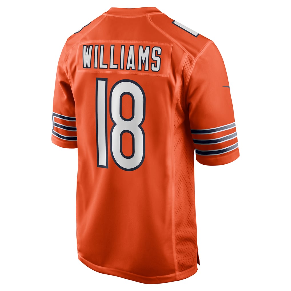 Men's Chicago Bears Caleb Williams Orange Alternate Player Game Jersey