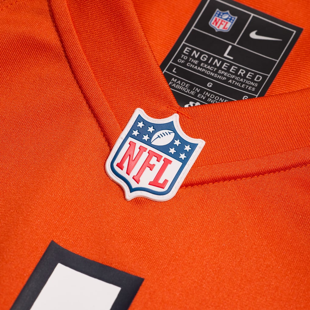 Men's Chicago Bears Caleb Williams Orange Alternate Player Game Jersey