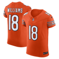 Men's Chicago Bears Caleb Williams Orange Alternate Vapor F.U.S.E. Elite Jersey