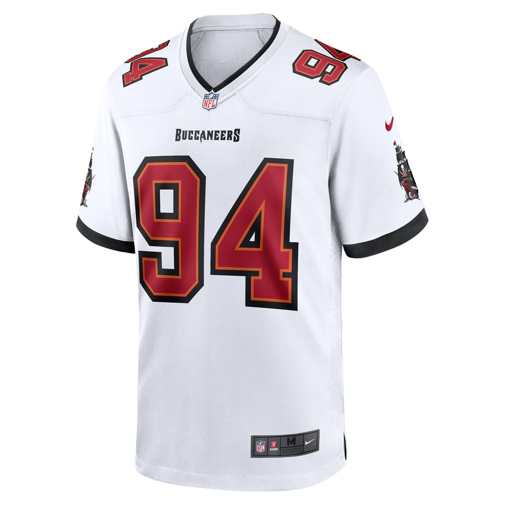 Men's Tampa Bay Buccaneers Calijah Kancey White Game Jersey
