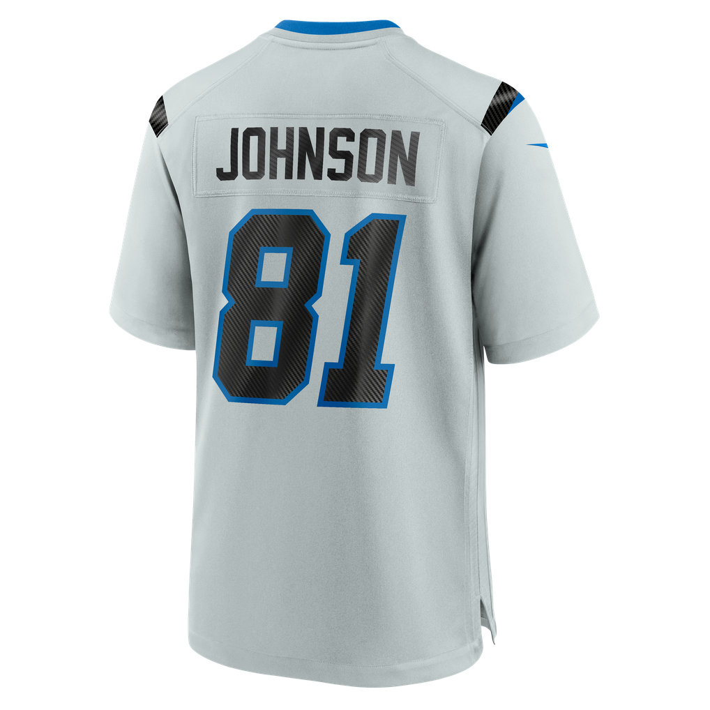 Men's Detroit Lions Calvin Johnson Silver 2026 Rivalries Collection Game Jersey