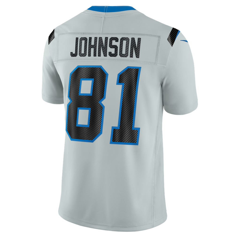 Men's Detroit Lions Calvin Johnson Silver 2026 Rivalries Collection Stitched Limited Jersey