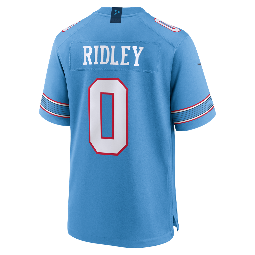 Men's Tennessee Titans Calvin Ridley Light Blue Game Jersey