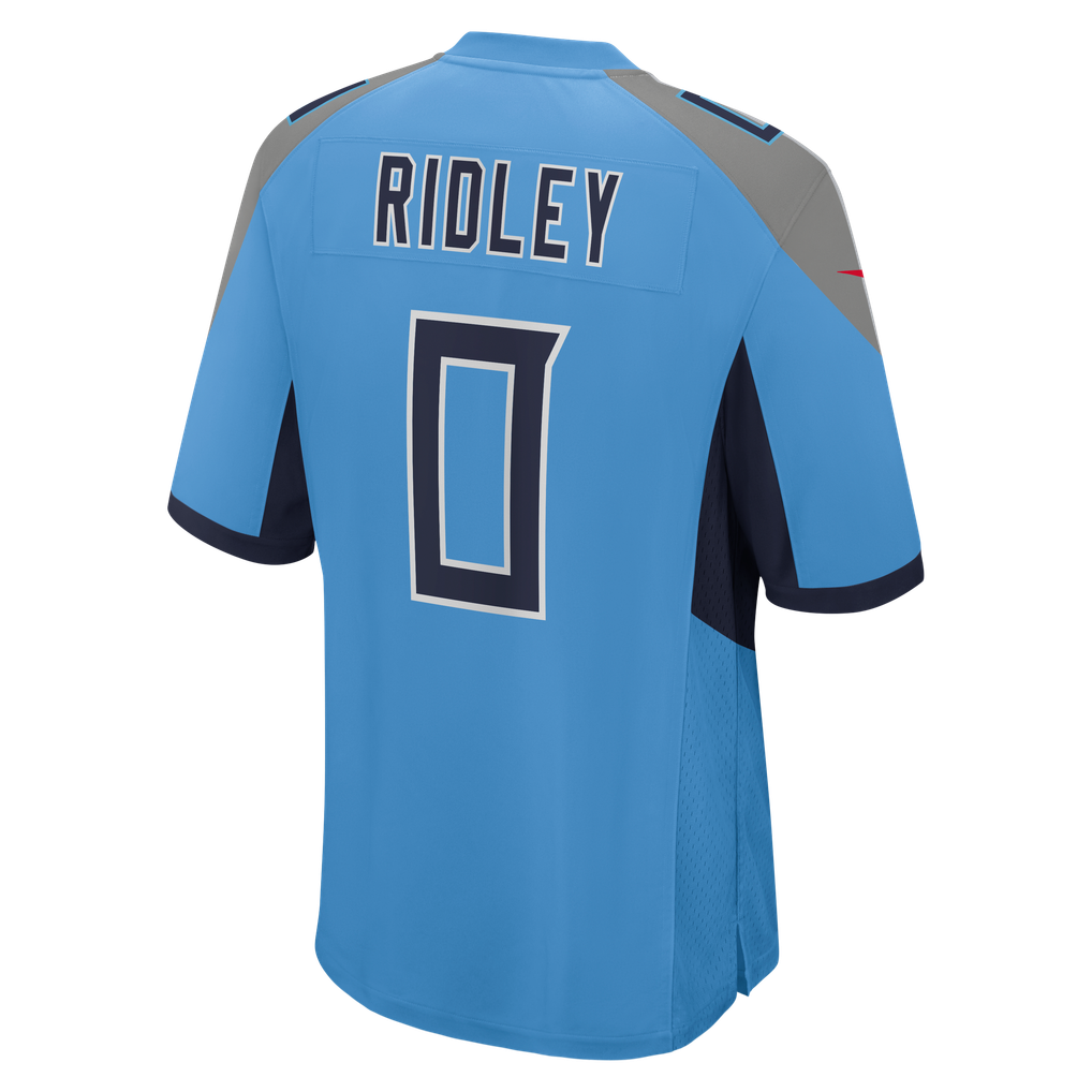 Men's Tennessee Titans Calvin Ridley Light Blue Team Game Jersey