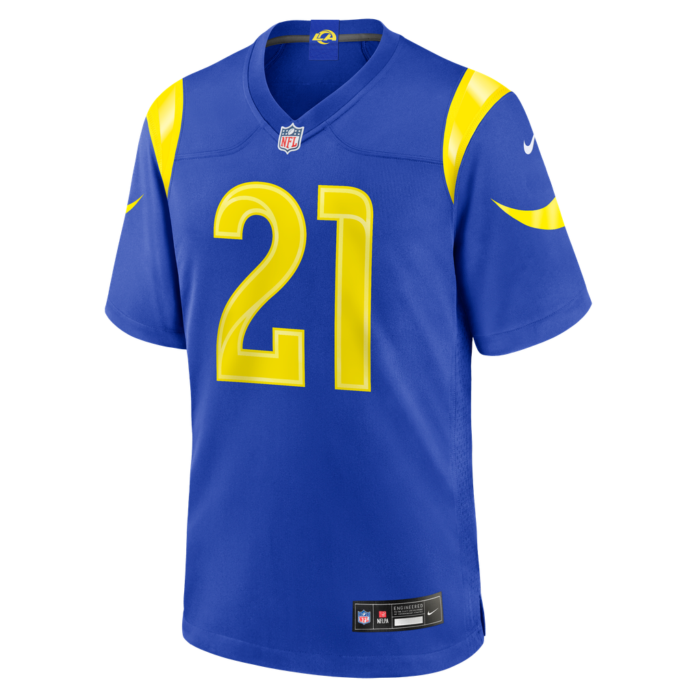 Men's Los Angeles Rams Cam Lampkin Royal Team Game Jersey