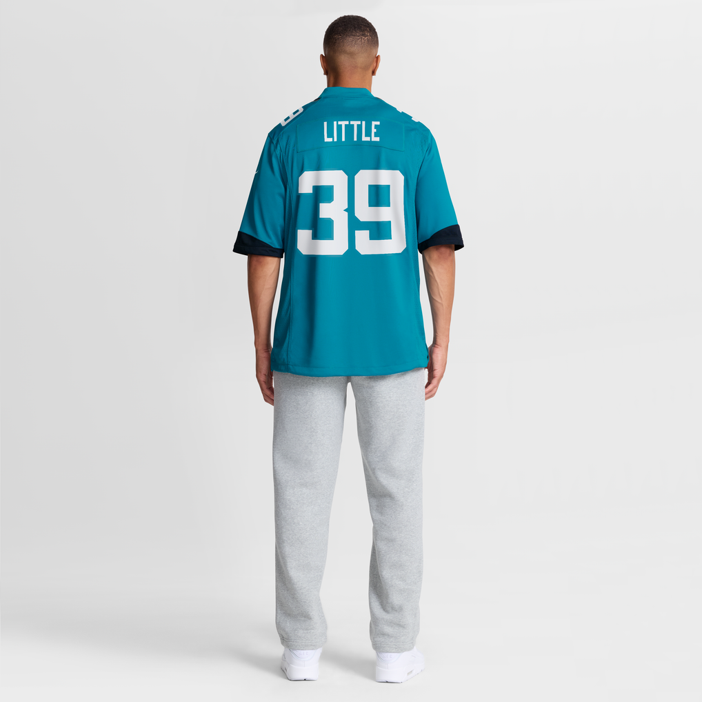 Men's Jacksonville Jaguars Cam Little Teal Team Game Jersey