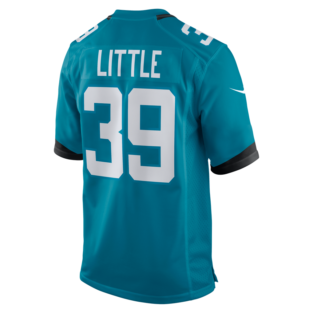 Men's Jacksonville Jaguars Cam Little Teal Team Game Jersey