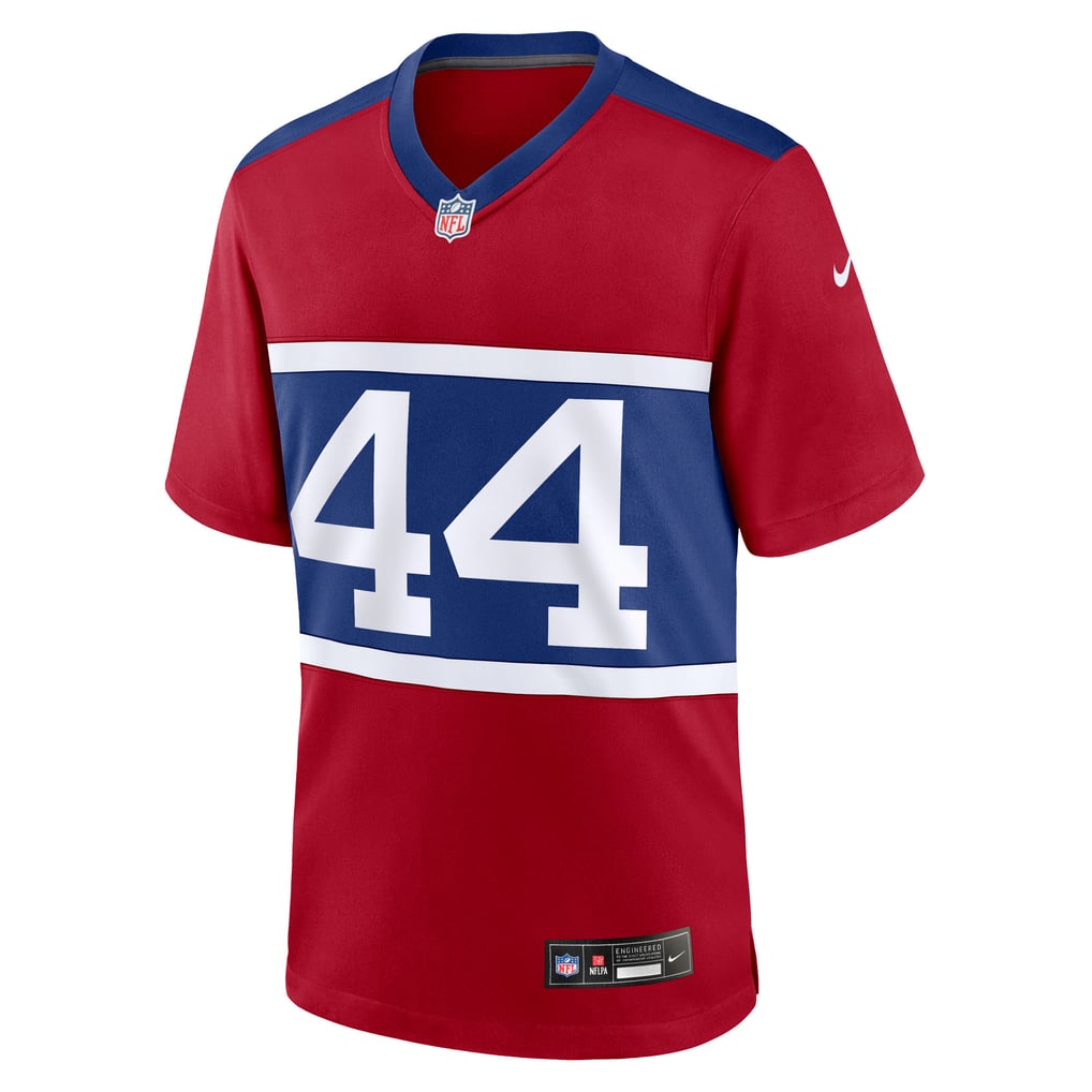 Men's New York Giants Cam Skattebo Red Alternate Century Red Game Jersey