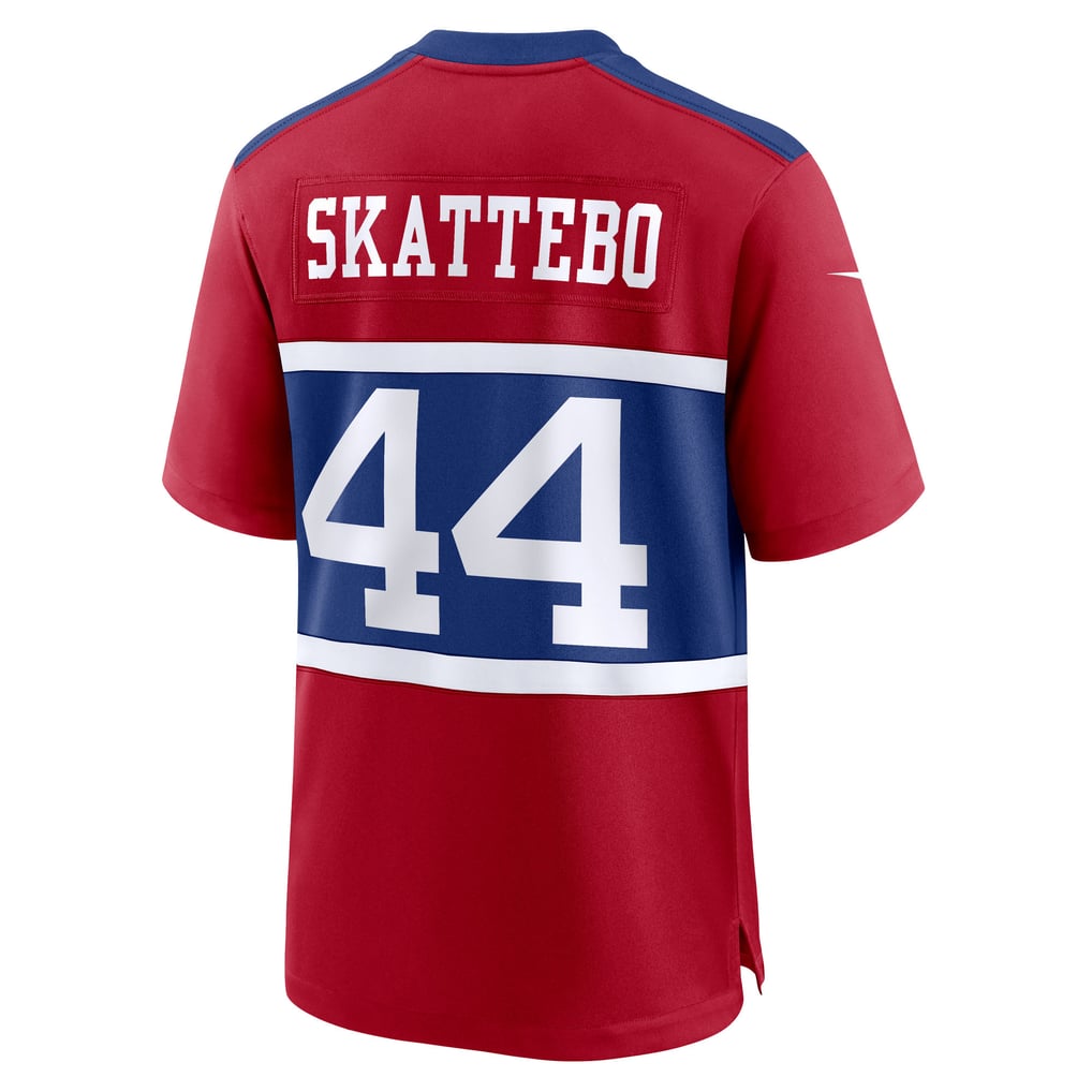Men's New York Giants Cam Skattebo Red Alternate Century Red Game Jersey