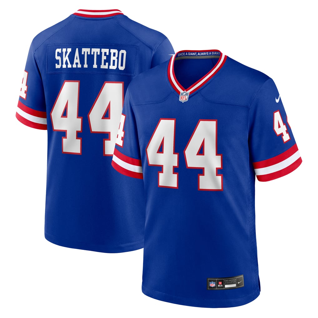 Men's New York Giants Cam Skattebo Royal Alternate 2 Legacy Game Jersey