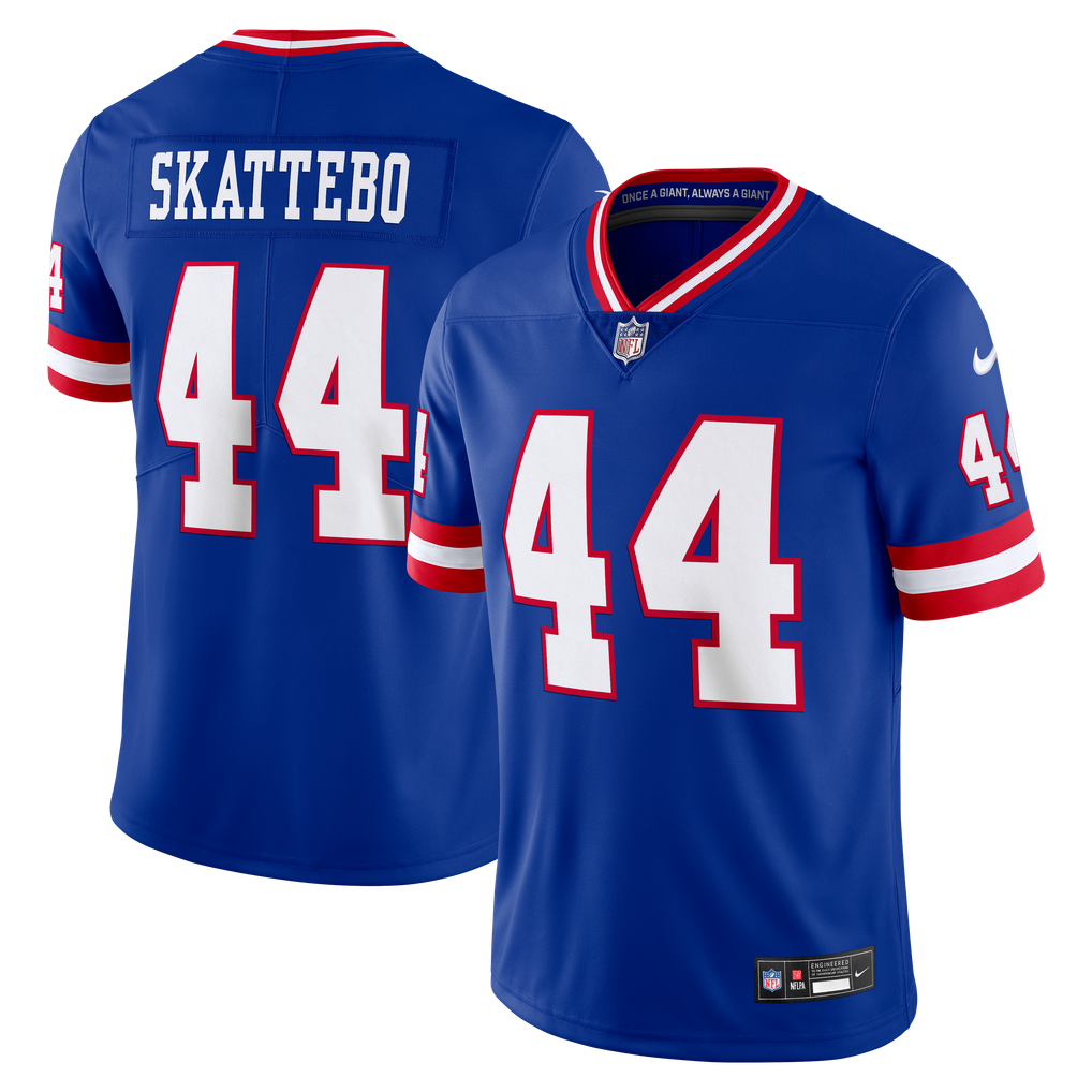 Men's New York Giants Cam Skattebo Royal Legacy Vapor Untouchable Stitched Limited Jersey