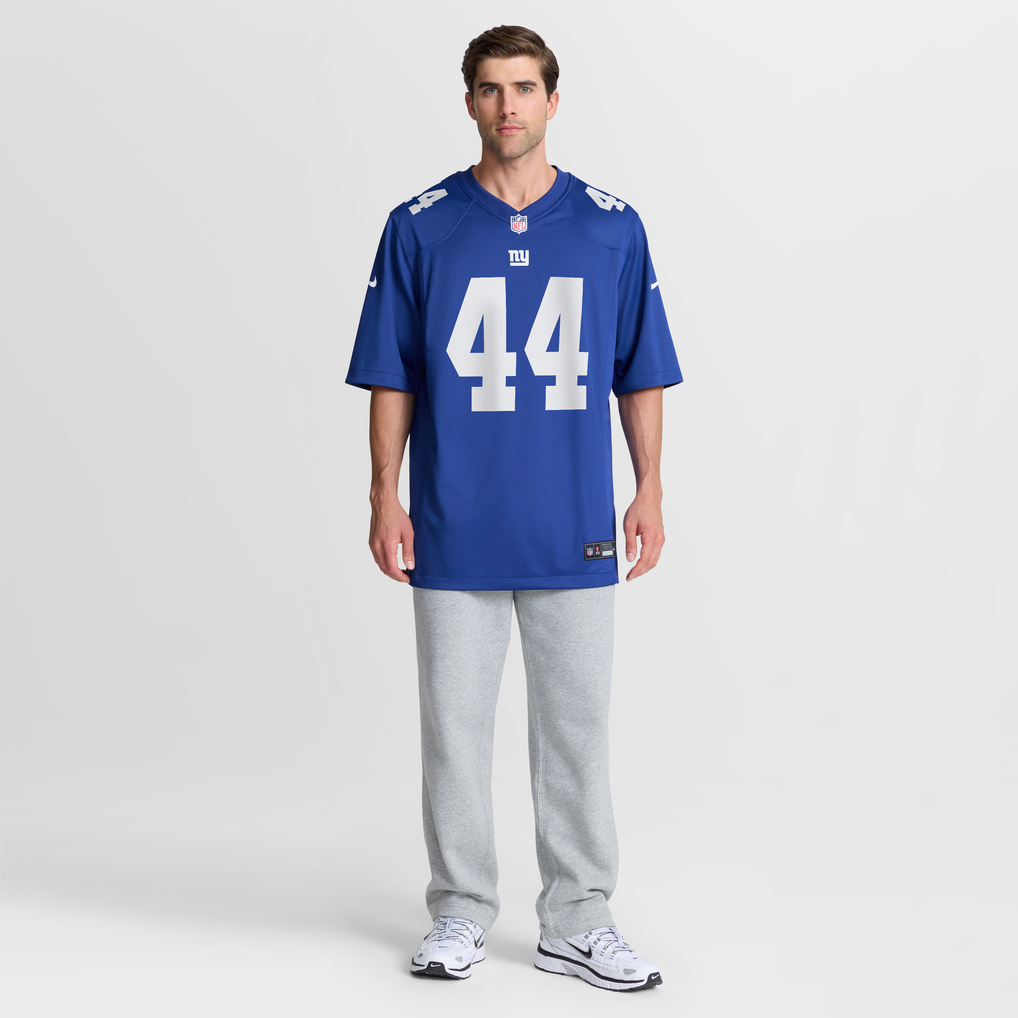Men's New York Giants Cam Skattebo Royal Team Game Player Jersey