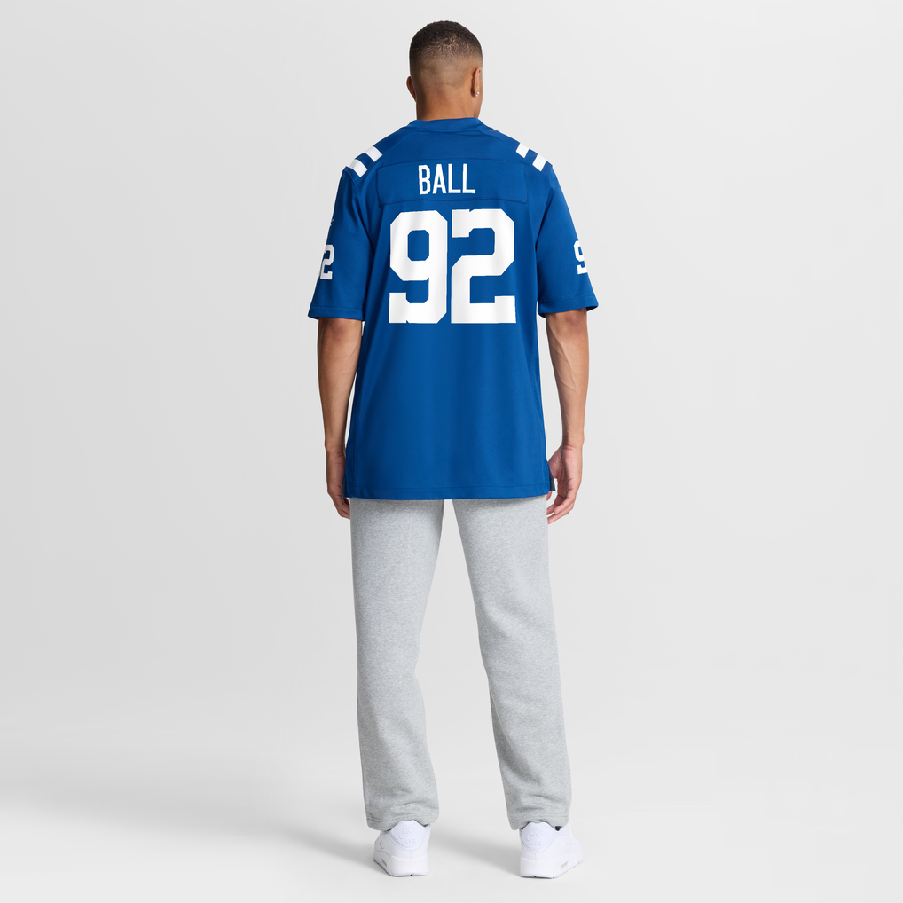 Men's Indianapolis Colts Cameron Ball Royal Team Game Jersey