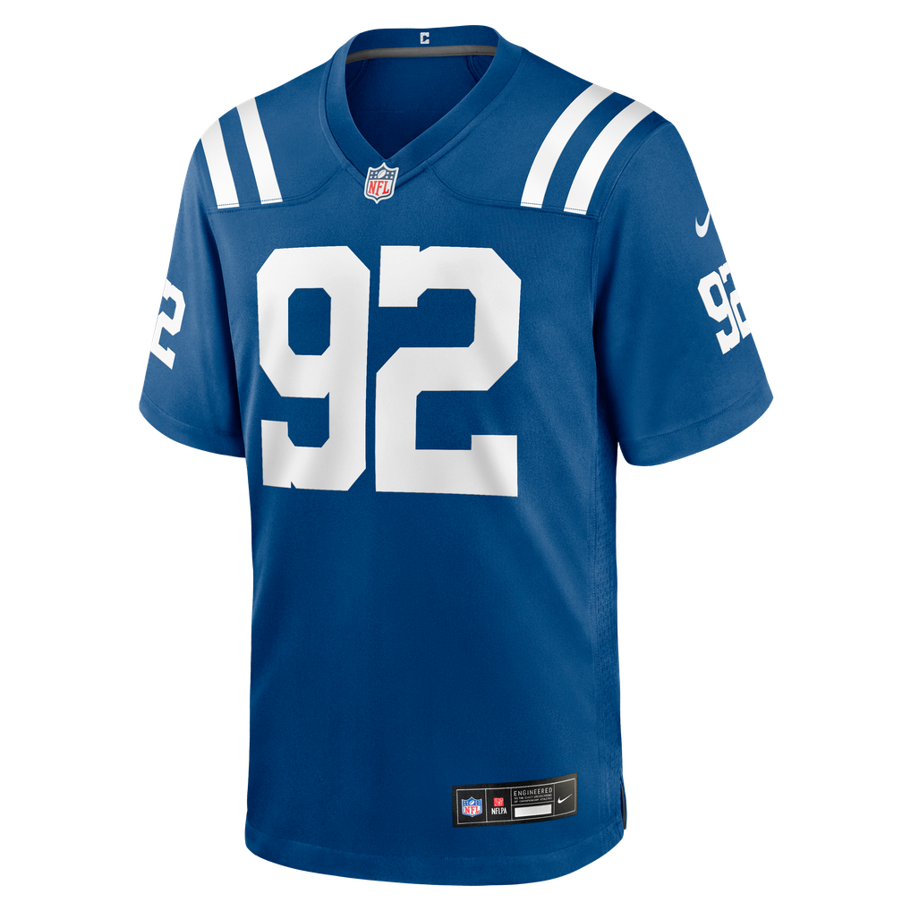 Men's Indianapolis Colts Cameron Ball Royal Team Game Jersey