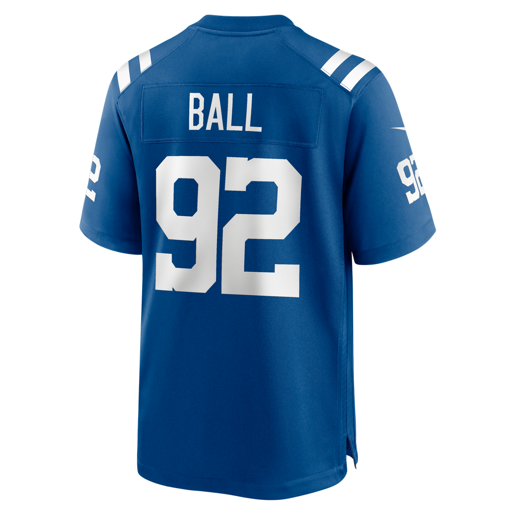 Men's Indianapolis Colts Cameron Ball Royal Team Game Jersey
