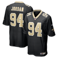 Men's New Orleans Saints Cameron Jordan Black Game Jersey