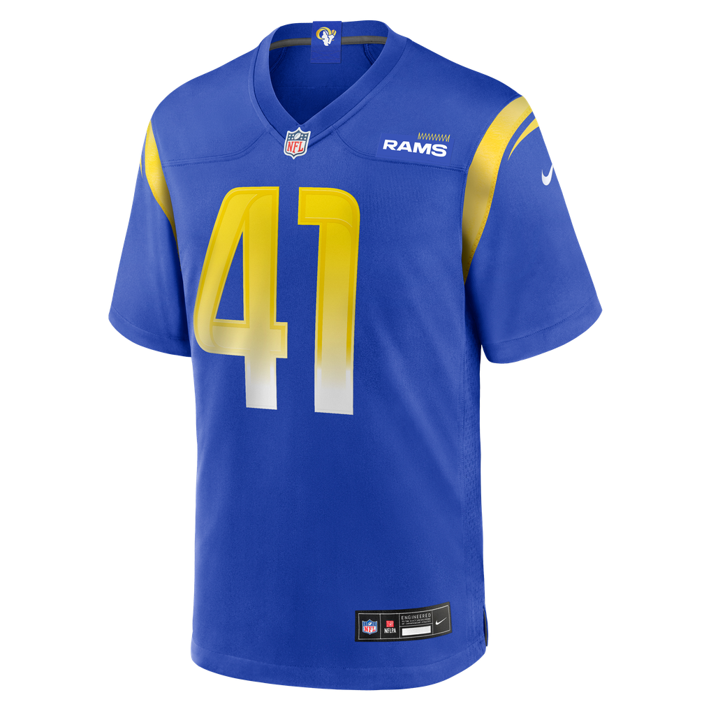 Men's Los Angeles Rams Cameron McCutcheon Royal Game Jersey