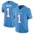 Men's Tennessee Titans Cameron Ward Light Blue Team Vapor F.U.S.E. Stitched Limited Jersey