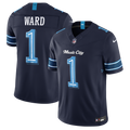Men's Tennessee Titans Cameron Ward Navy 2026 Rivalries Collection Stitched Limited Jersey